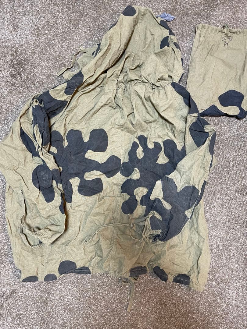 ソ連軍　アメーバ迷彩スモック　セット