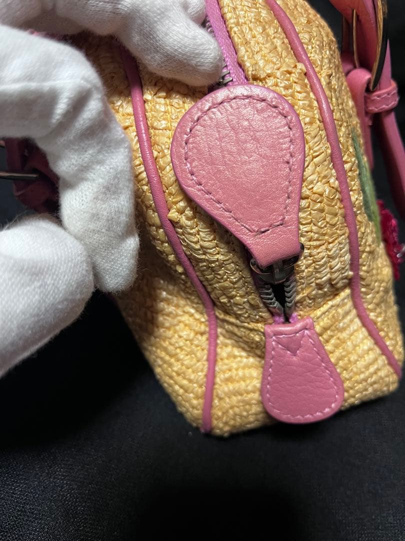 ディオールDior ガリアーノ リミテッドエディション かごバッグ レア 限定品