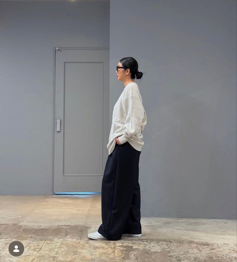 【chimala】WAFFLE CREW TOP 今季　XS新品未使用