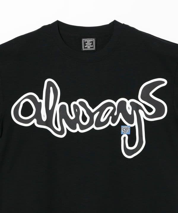 always rocks tee 新品 正規品 Tシャツ BLACK 黒 M
