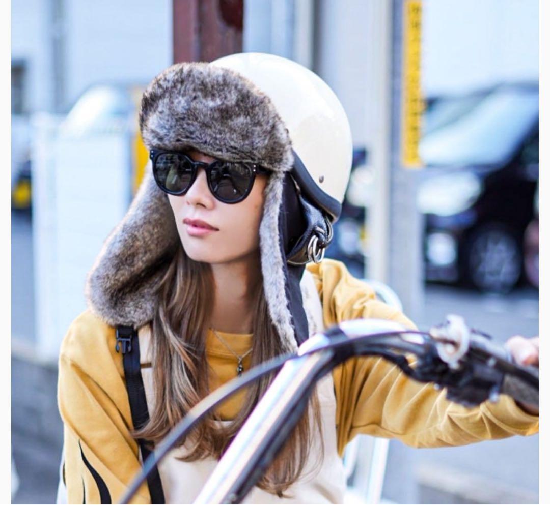 GOAHEAD / ゴーアヘッドFUR FLIGHT CAP 未使用美品