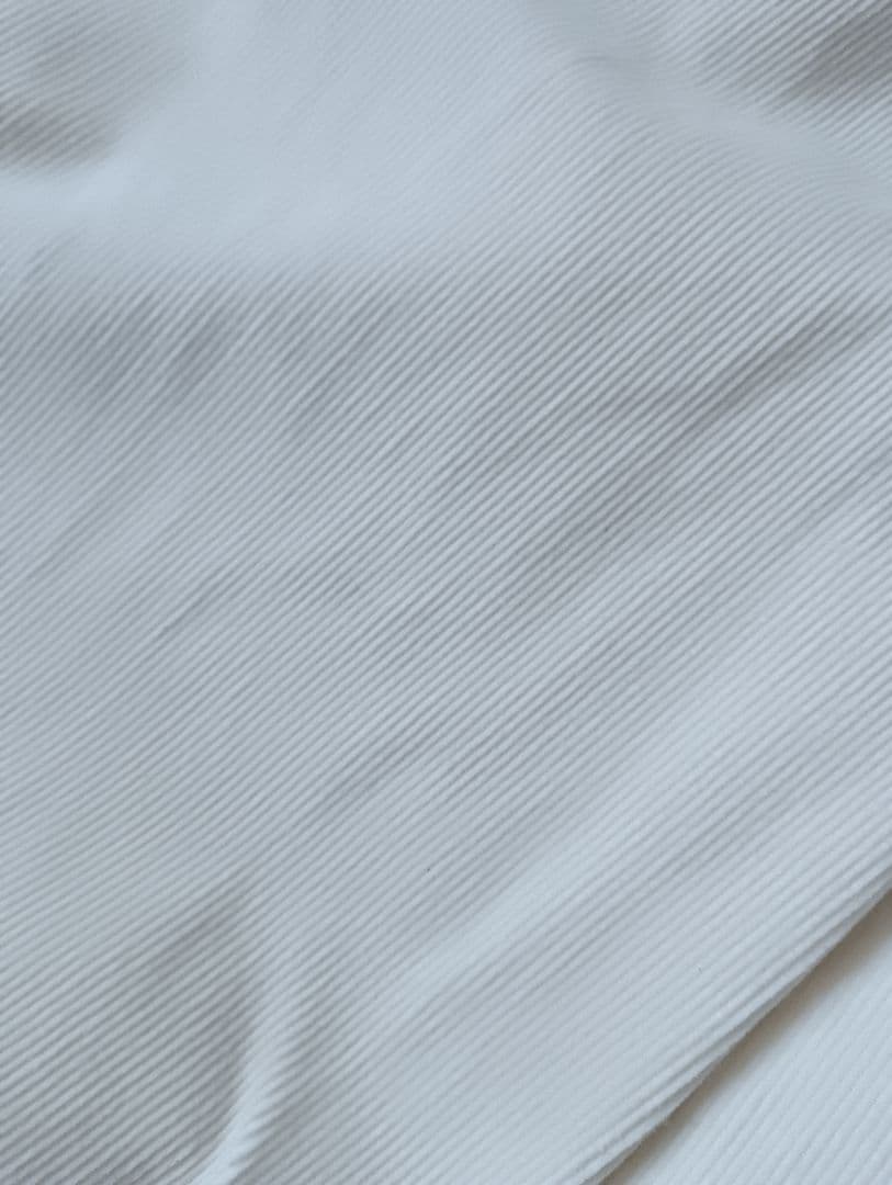 えみおわす ボンタンパンツ 白系 クリーム コーデュロイ