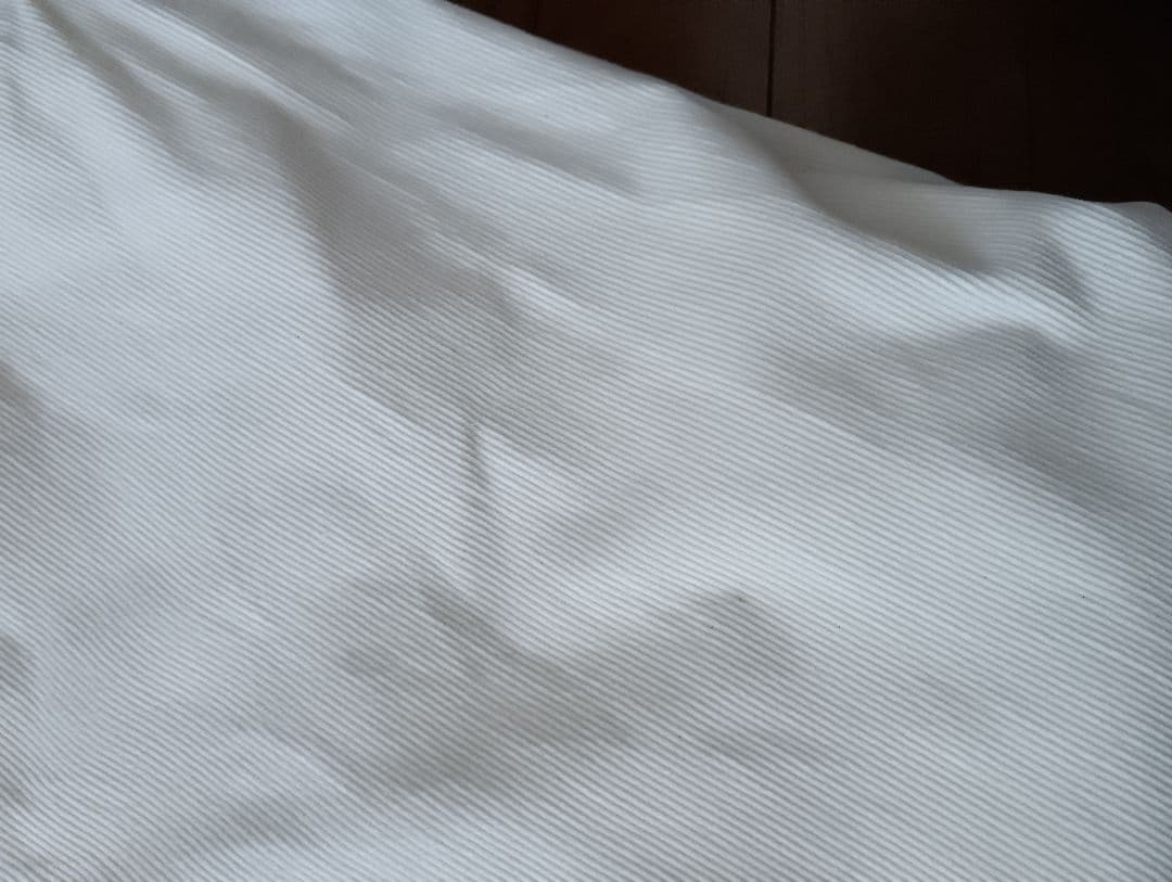 えみおわす ボンタンパンツ 白系 クリーム コーデュロイ