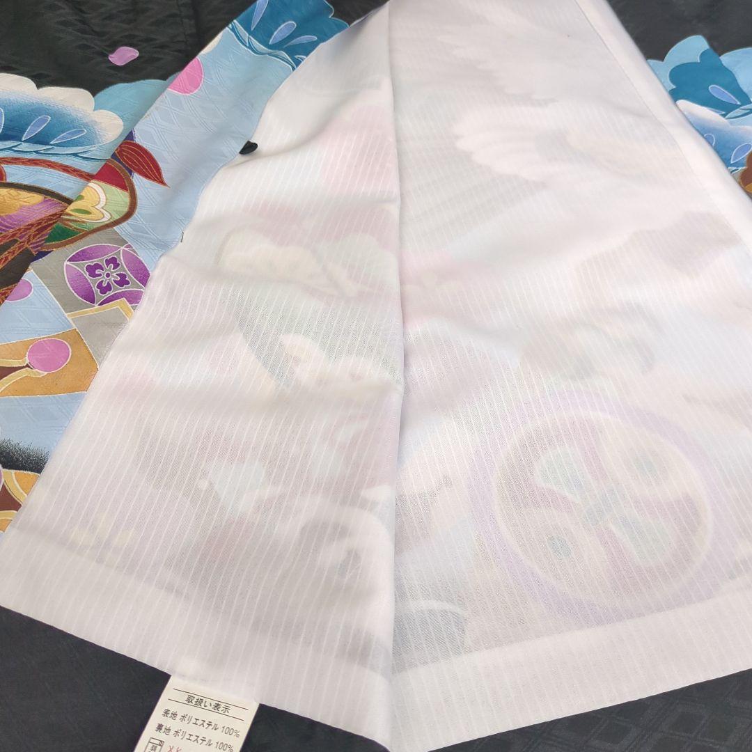 七五三 子供用 着物 鷹 黒 男の子 袴セット