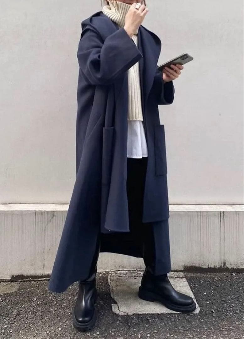 【ETRE TOKYO】フーディーストール リバーコート