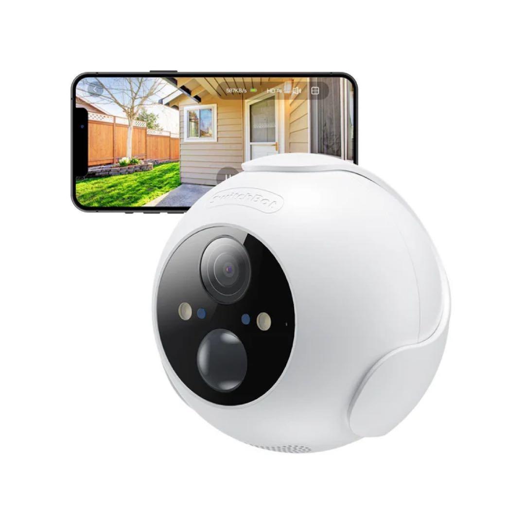 SwitchBot 屋外カメラ 3MP AI 人体ペット検出