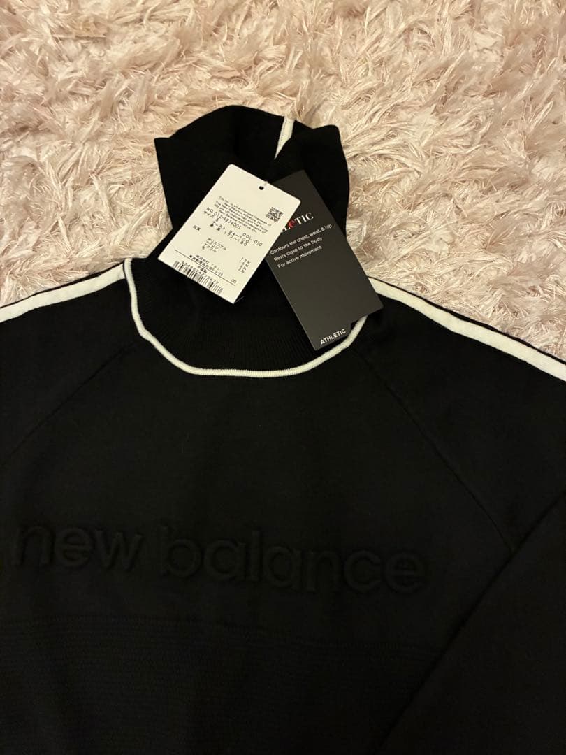 new balance ゴルフ　タートルネックニット　ブラック　サイズ5