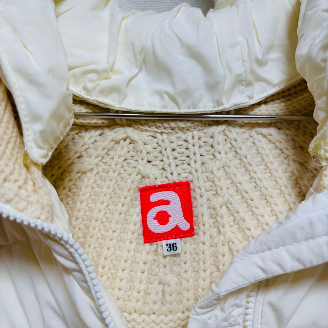 アルチビオ　中綿ジャケット　ニットジャケット　S