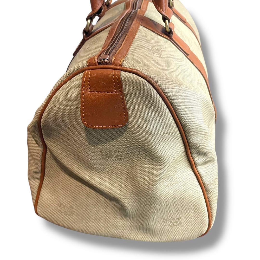 【大容量】Burberrys バーバリー ボストンバッグ ホースロゴ キャンバス