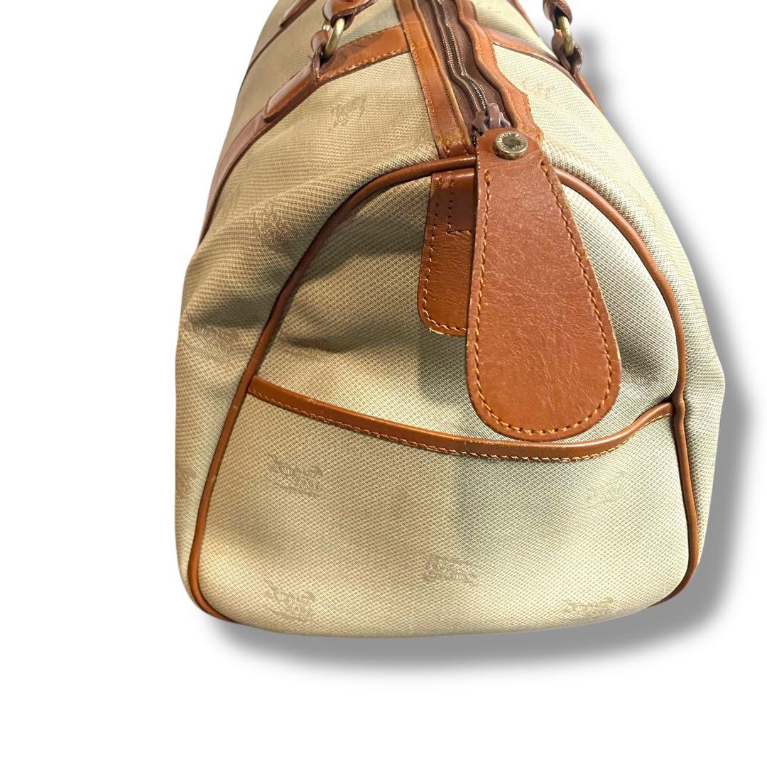 【大容量】Burberrys バーバリー ボストンバッグ ホースロゴ キャンバス