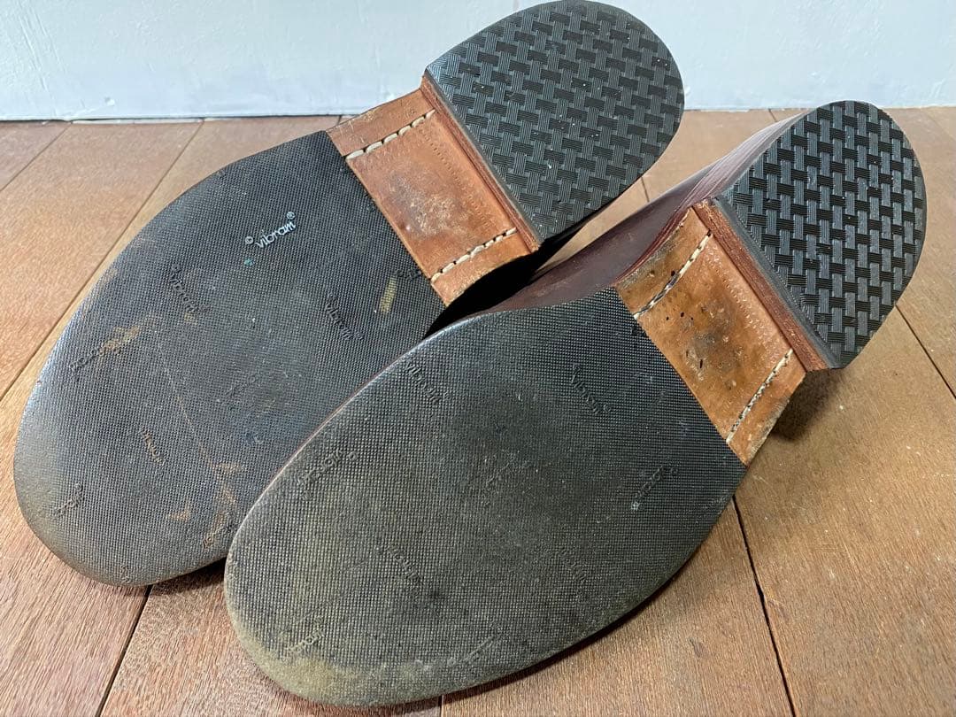 ユケテンYUKETEN ダブルリングモカシン【美品】ビブラムソール