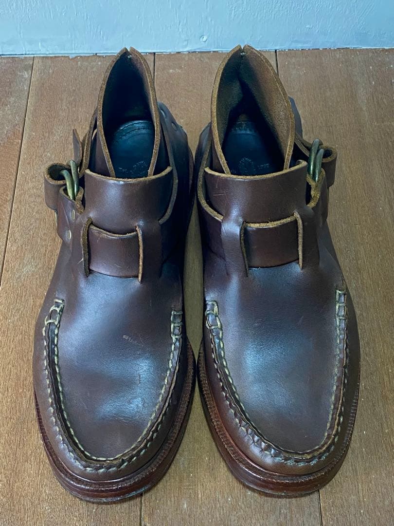 ユケテンYUKETEN ダブルリングモカシン【美品】ビブラムソール