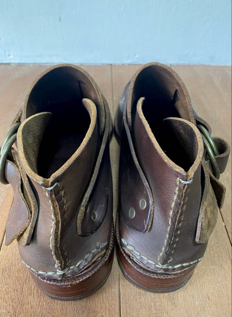 ユケテンYUKETEN ダブルリングモカシン【美品】ビブラムソール