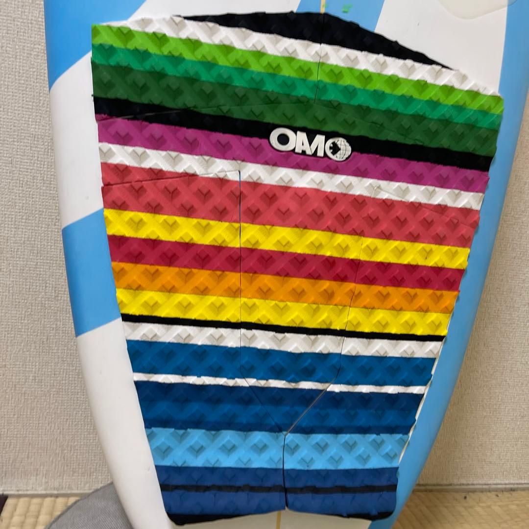 セミロングサーフボード　ワックスいらない