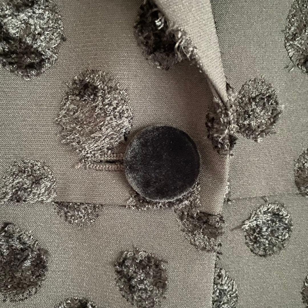 ソニアリキエル♡パーティコートスプリングコート　黒ブラックM 38 ベルベット