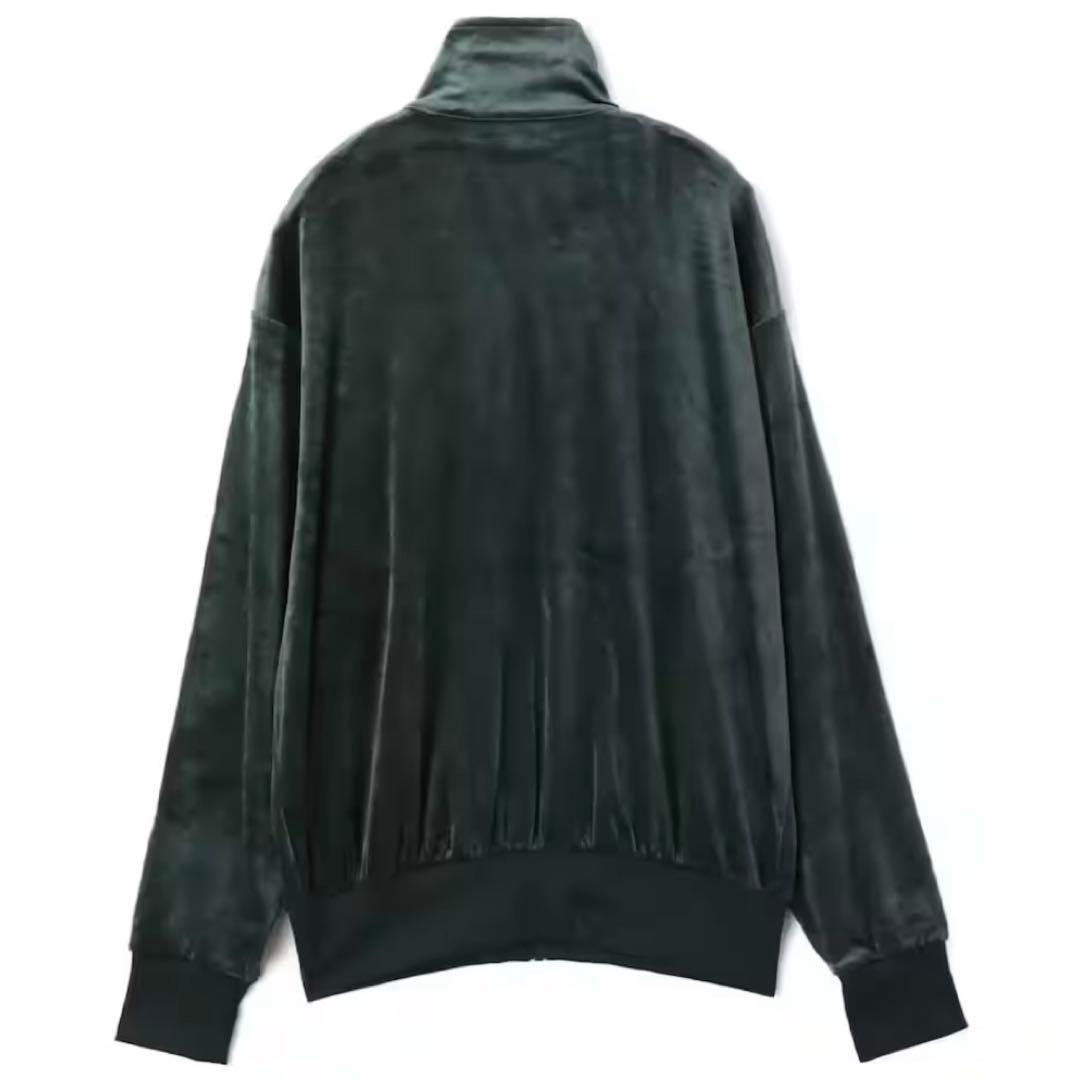 新品M⭐️adidas ファイヤーバード ベロア トラックトップ グリーン