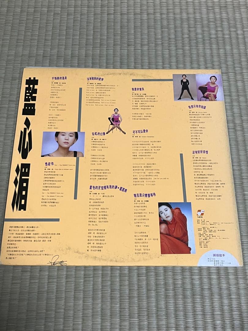 藍心湄　不偽裝的溫柔　豹小子 說變就變 藍心湄 Something ３枚セット