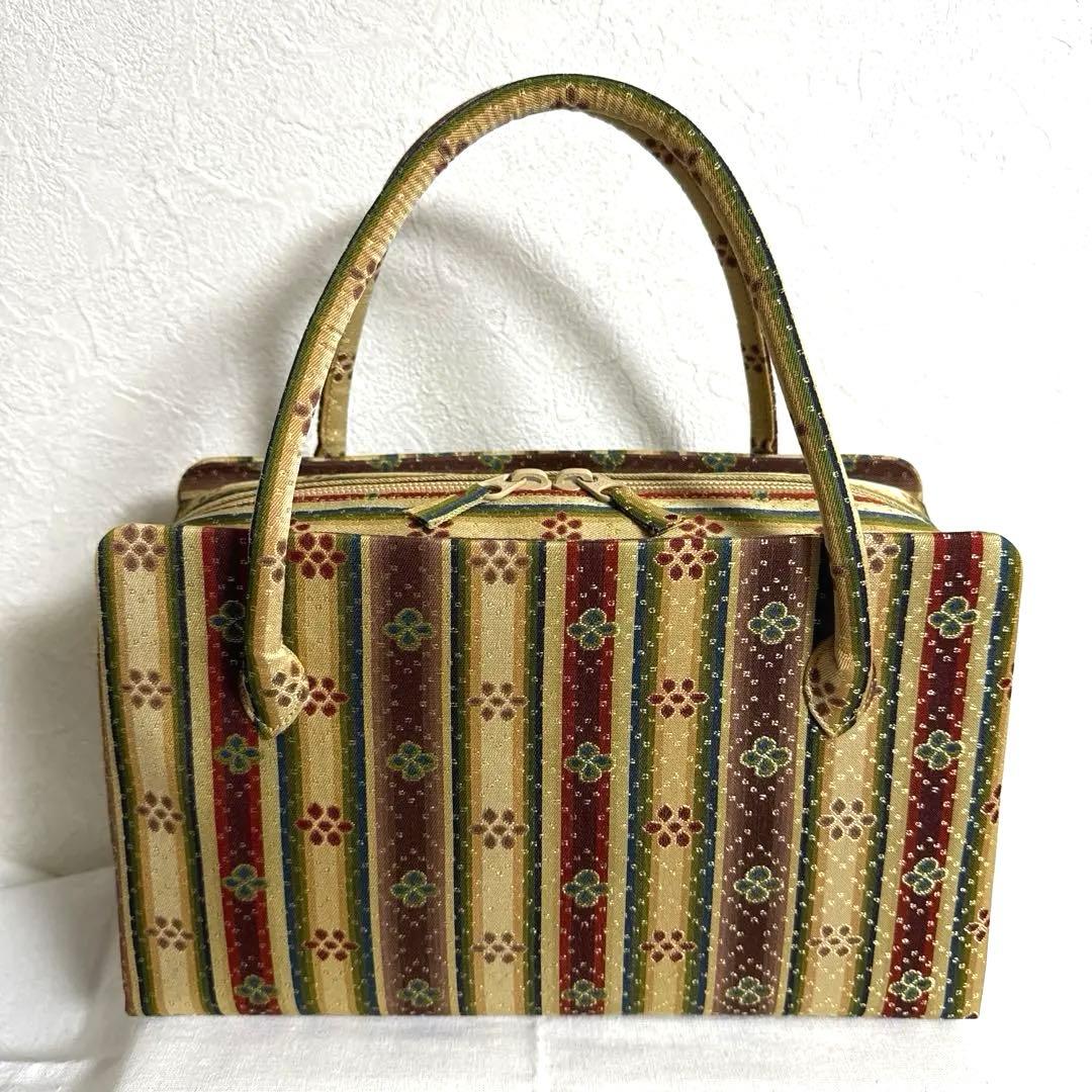 龍村美術織物 たつむら 和装バッグ 利休バッグ