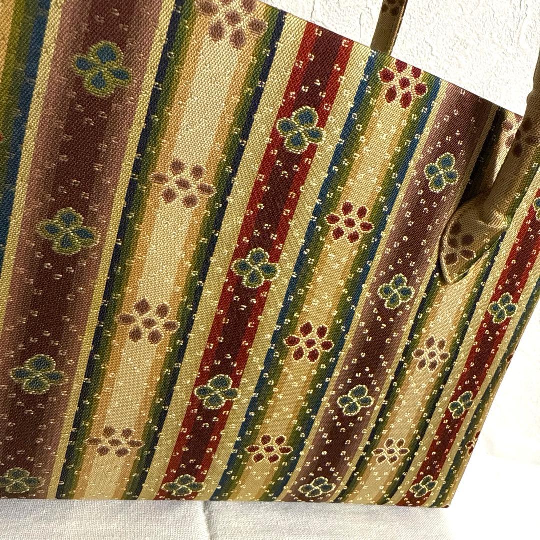 龍村美術織物 たつむら 和装バッグ 利休バッグ