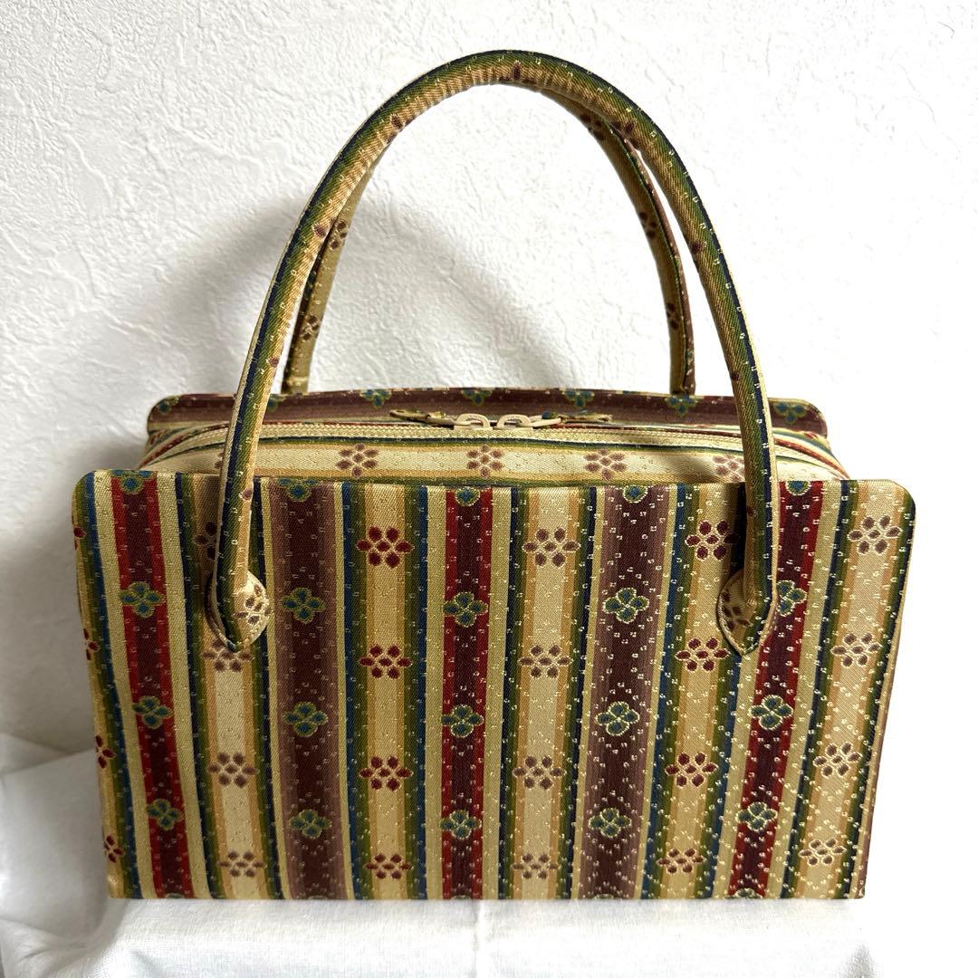 龍村美術織物 たつむら 和装バッグ 利休バッグ