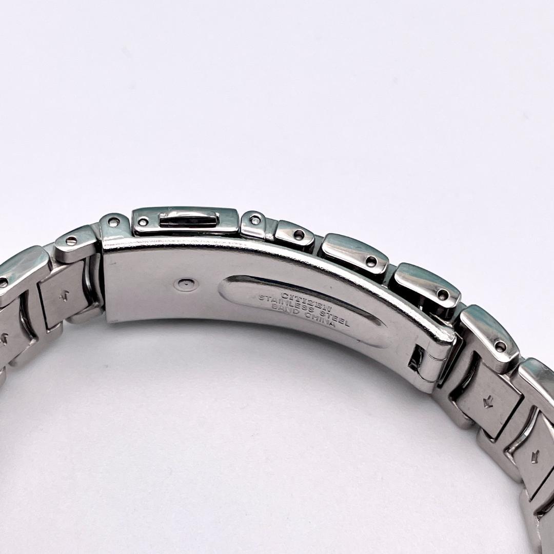 シチズン レディース腕時計 エコドライブ ソーラー 上品 シンプル ダイヤベゼル