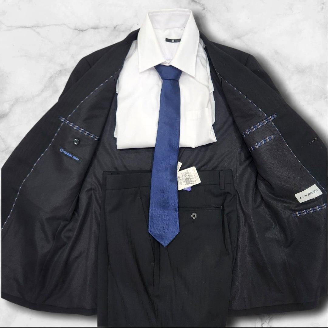 LES MUES PREMIUM WASH 未使用タグ付 AB6 ブラック 2B