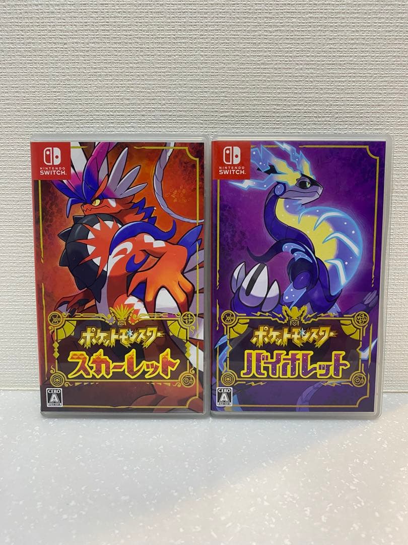 【ポケモン】ポケットモンスター　スカーレット　バイオレット　ダブルパック　箱付き