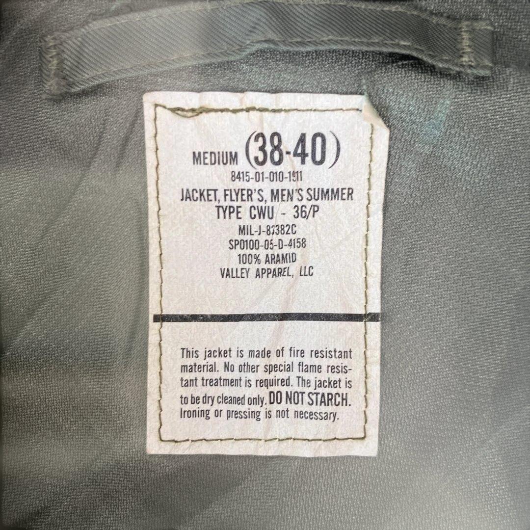 00s CWU-36P 米軍 フライトジャケット VALLEY T44m