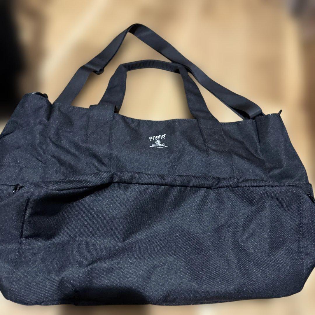 未使用品！！スワニーSWANY 支えるバッグ　黒　ショルダーバッグセット