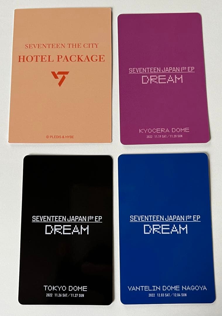 ジョンハン トレカ DREAM 来場者限定コンプ THE CITYトレカ