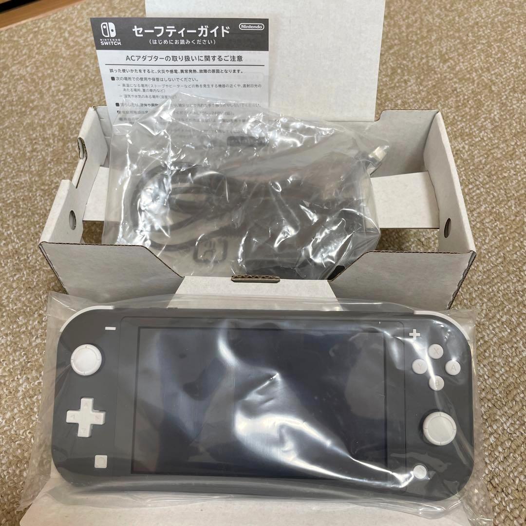 Nintendo Switch Lite グレー 本体 充電器 ケース