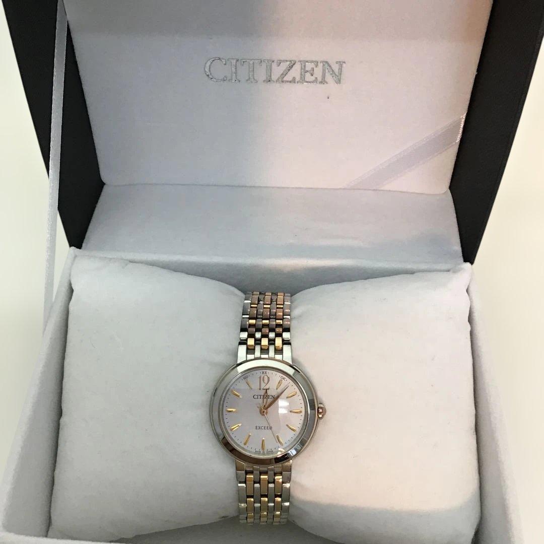❣️美品❣️シチズンCITIZEN EXCEEDエコドライブソーラー電波時計 日本製