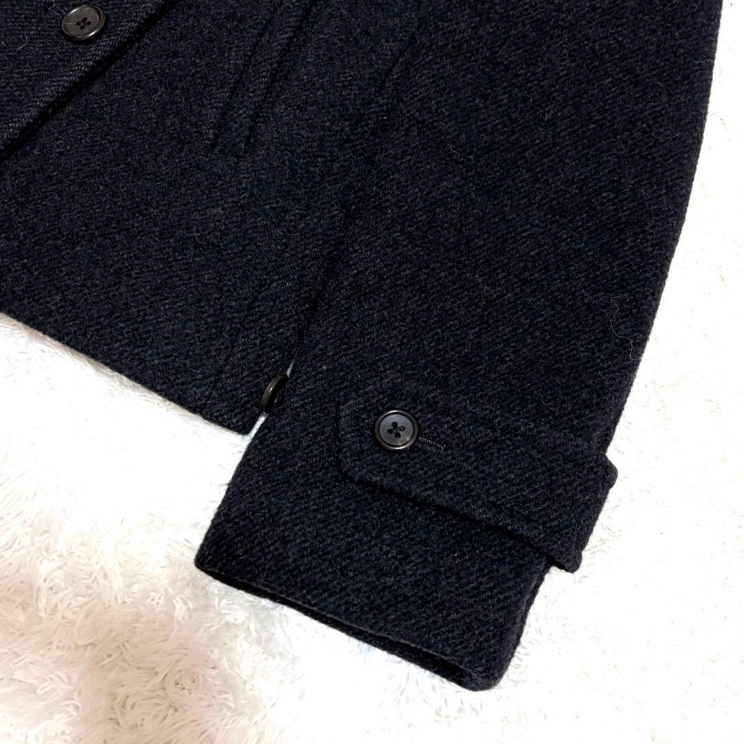 ✨極美品✨ マーガレットハウエル カシミヤ ピーコート 2 ブラック 定番品 黒