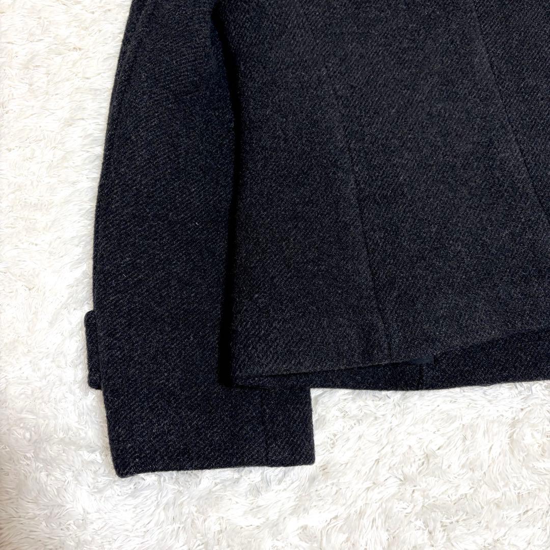 ✨極美品✨ マーガレットハウエル カシミヤ ピーコート 2 ブラック 定番品 黒