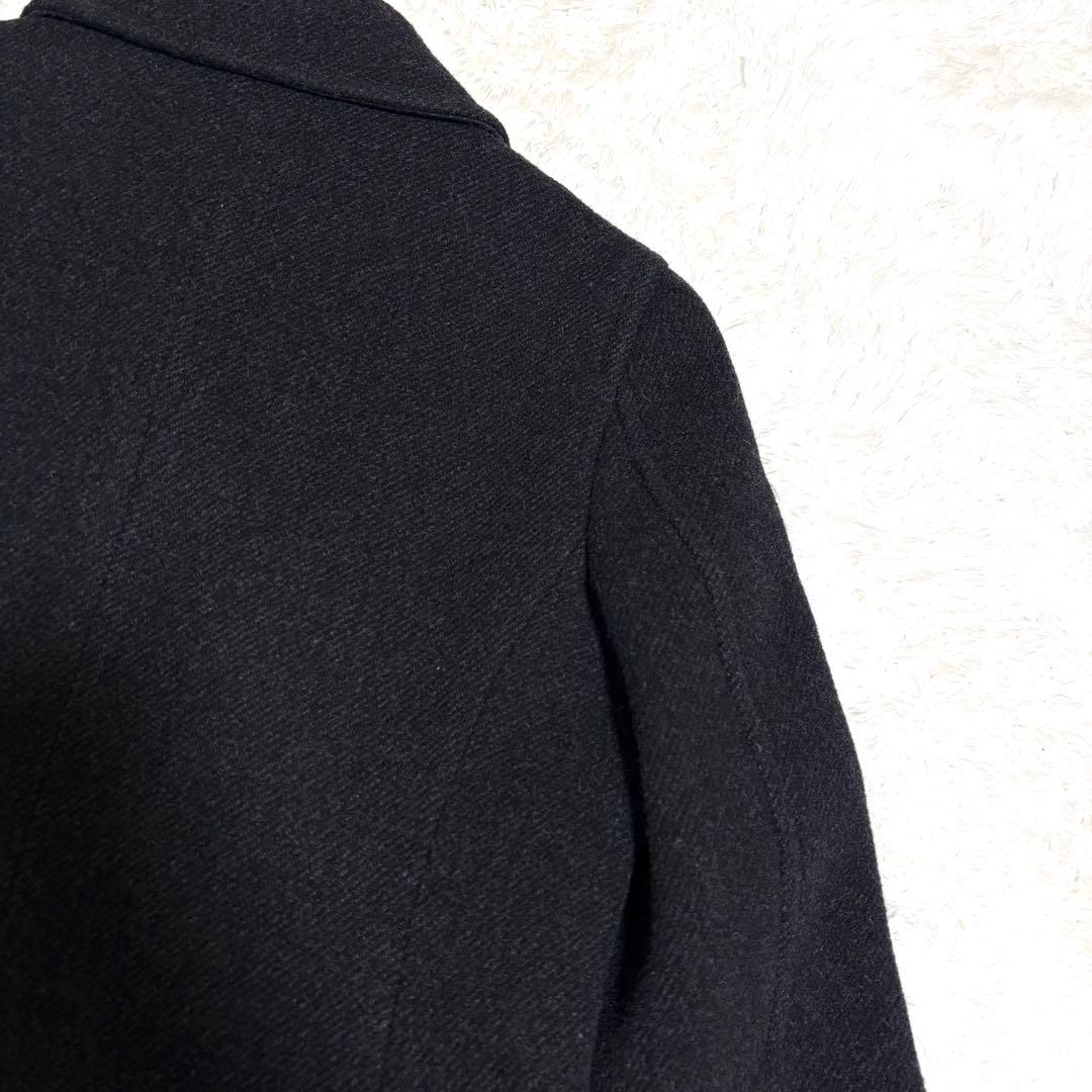 ✨極美品✨ マーガレットハウエル カシミヤ ピーコート 2 ブラック 定番品 黒