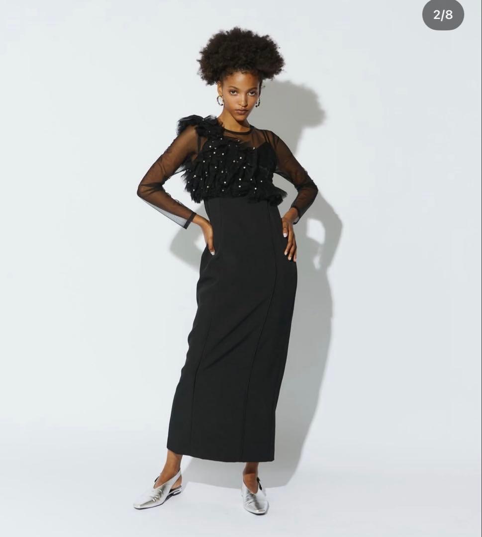 【新品】パールビスチェドレス　ANDRESD 2025 アンドレスド