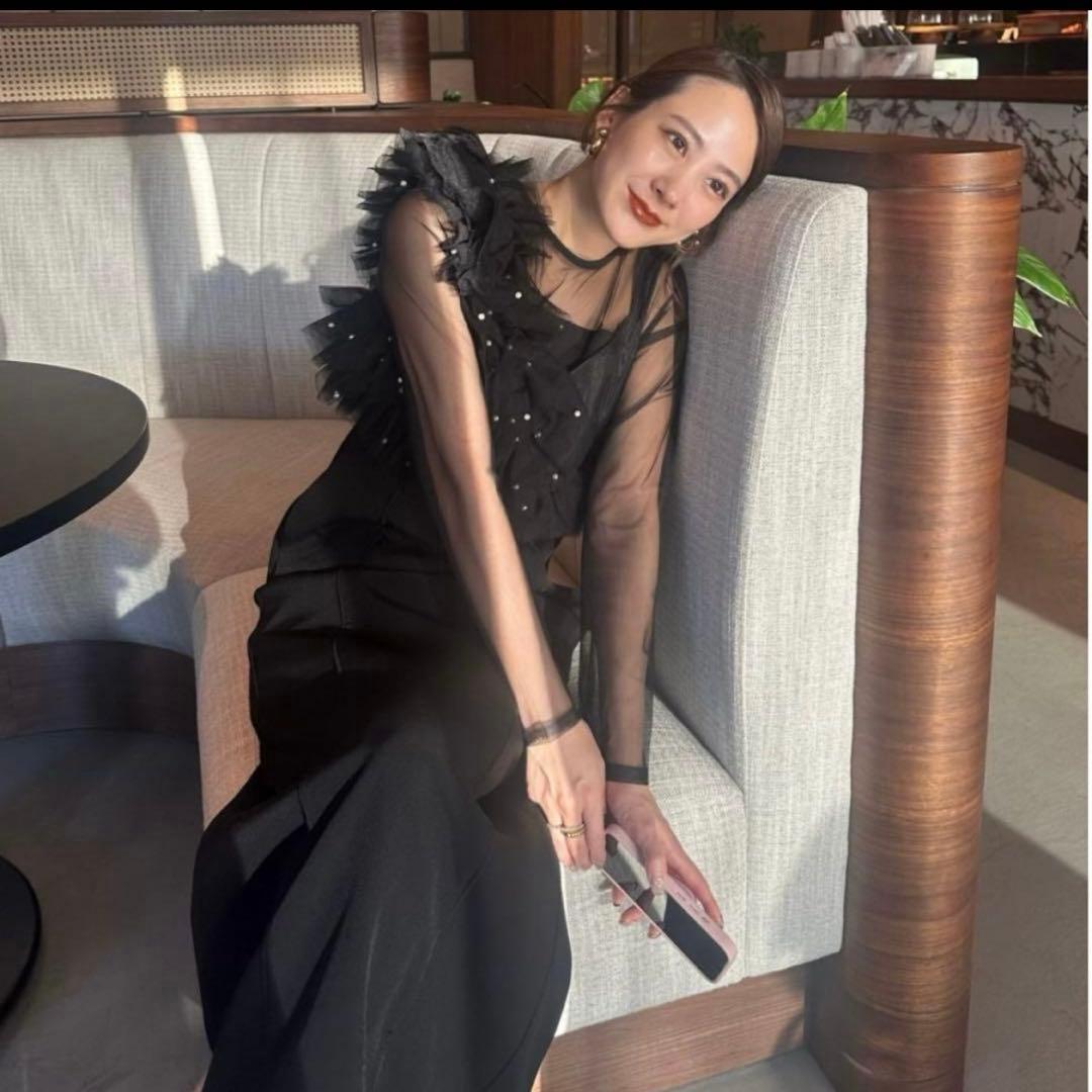 【新品】パールビスチェドレス　ANDRESD 2025 アンドレスド