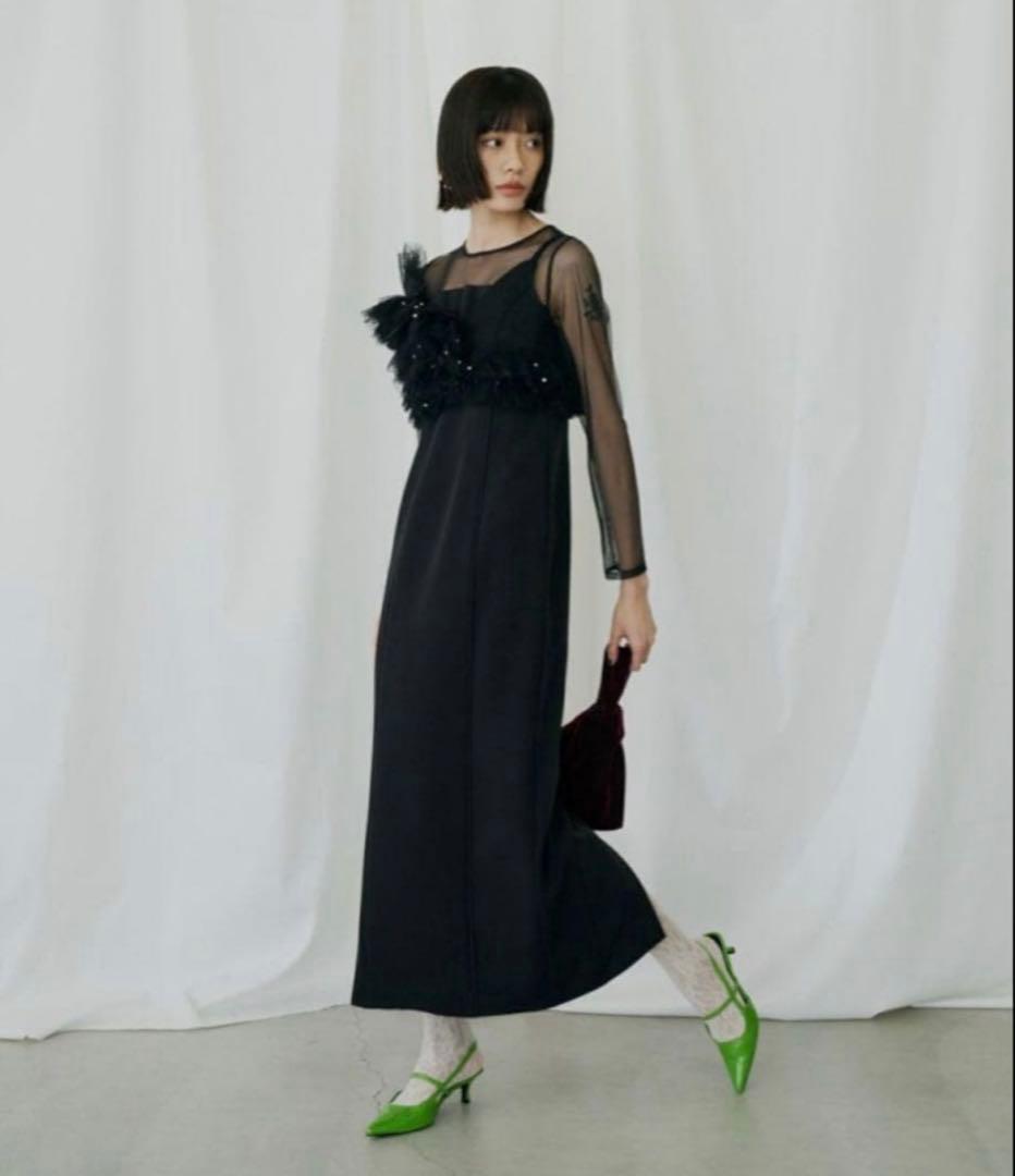 【新品】パールビスチェドレス　ANDRESD 2025 アンドレスド