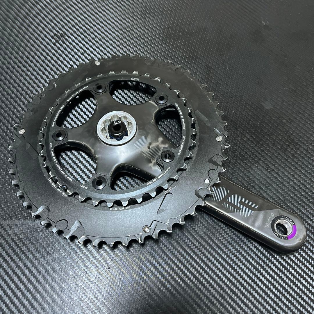SRAM RED22 カーボンクランクセット 52-36 170mm PF30