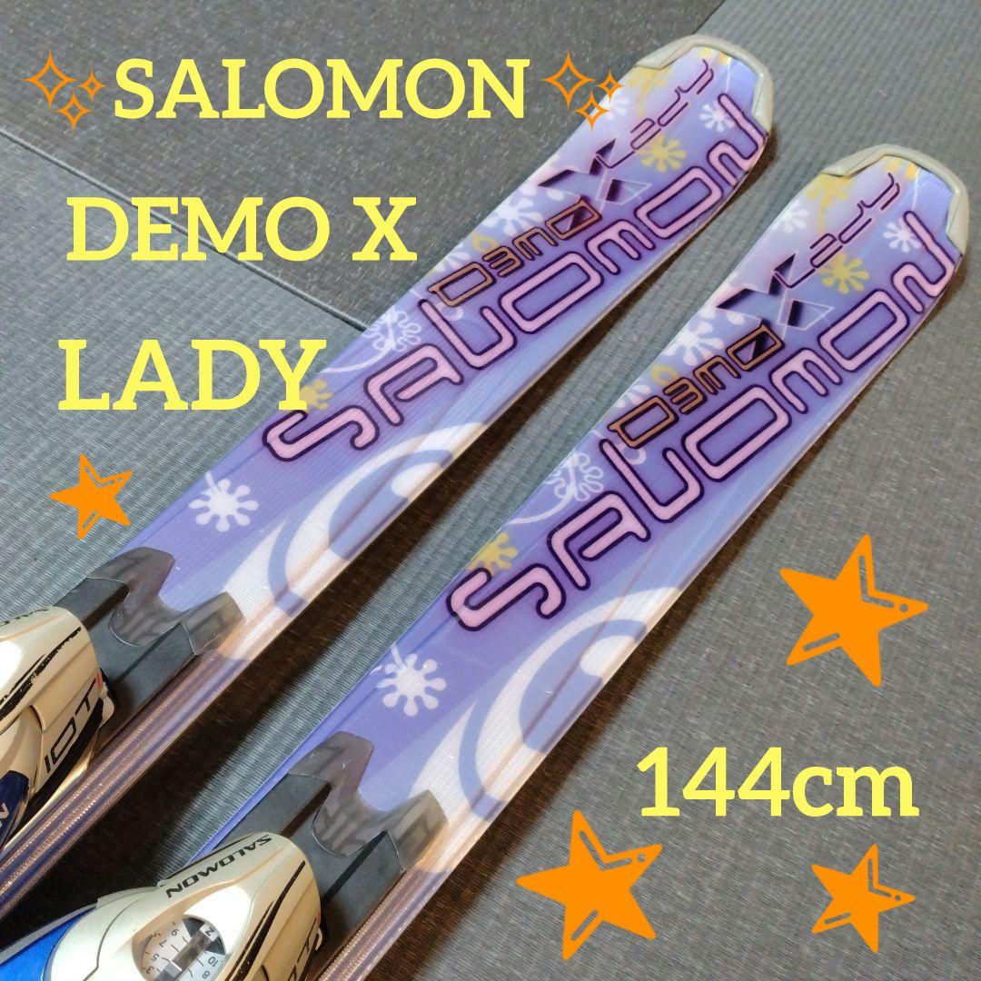✨️SALOMON DEMO X LADY✨️ スキー板 144㎝ サロモン