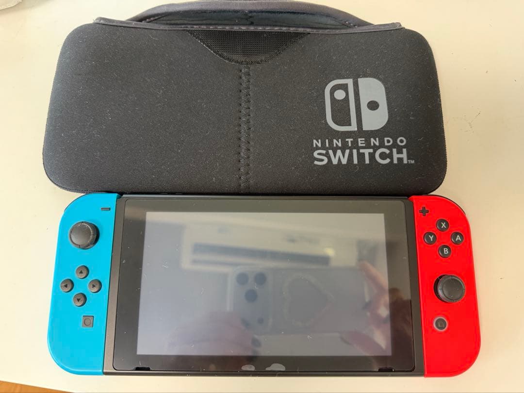 Nintendo Switch 青/赤 本体 専用ケース付き