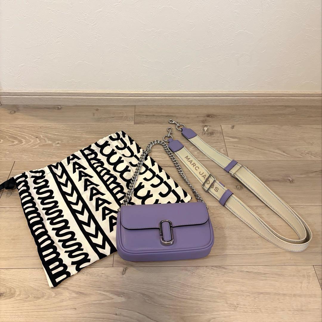 MARC JACOBS ラベンダーショルダーバッグ