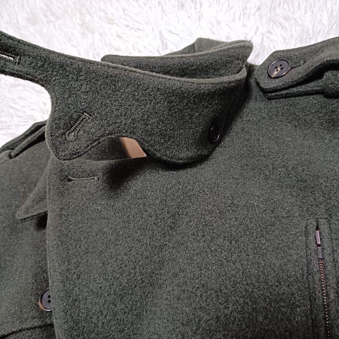 merph メルフ　ウール　チェスターコート　カーキ　サイズⅡ　メンズ