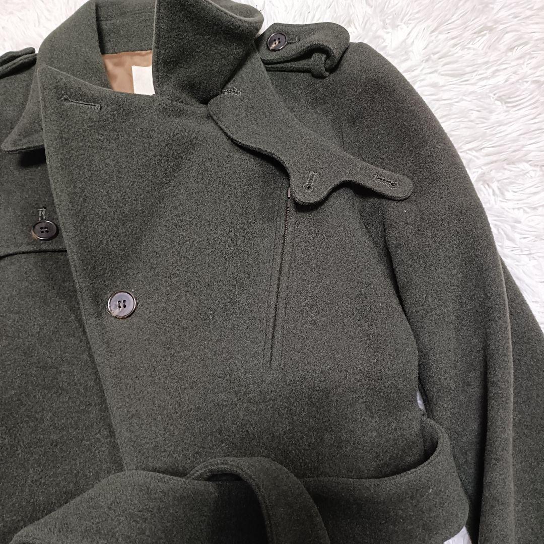 merph メルフ　ウール　チェスターコート　カーキ　サイズⅡ　メンズ