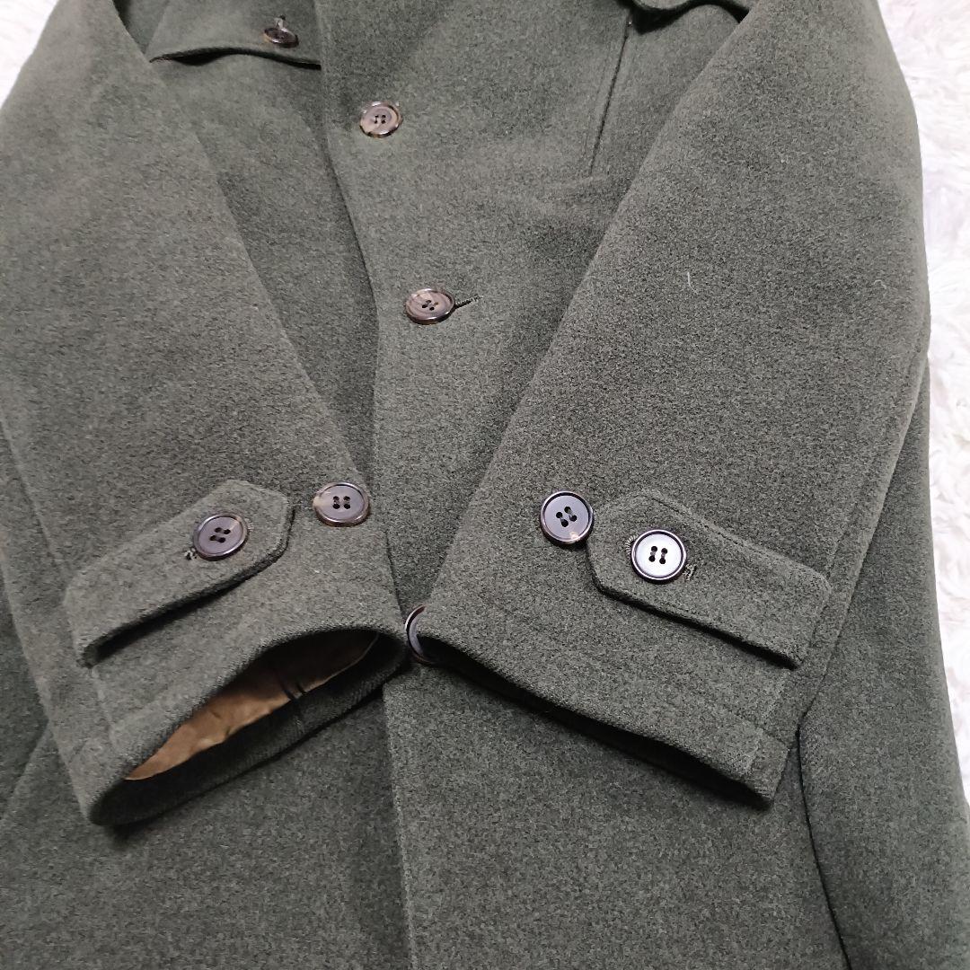 merph メルフ　ウール　チェスターコート　カーキ　サイズⅡ　メンズ