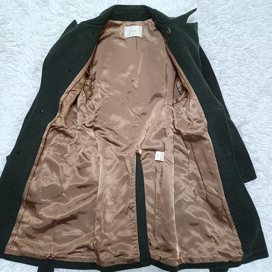 merph メルフ　ウール　チェスターコート　カーキ　サイズⅡ　メンズ