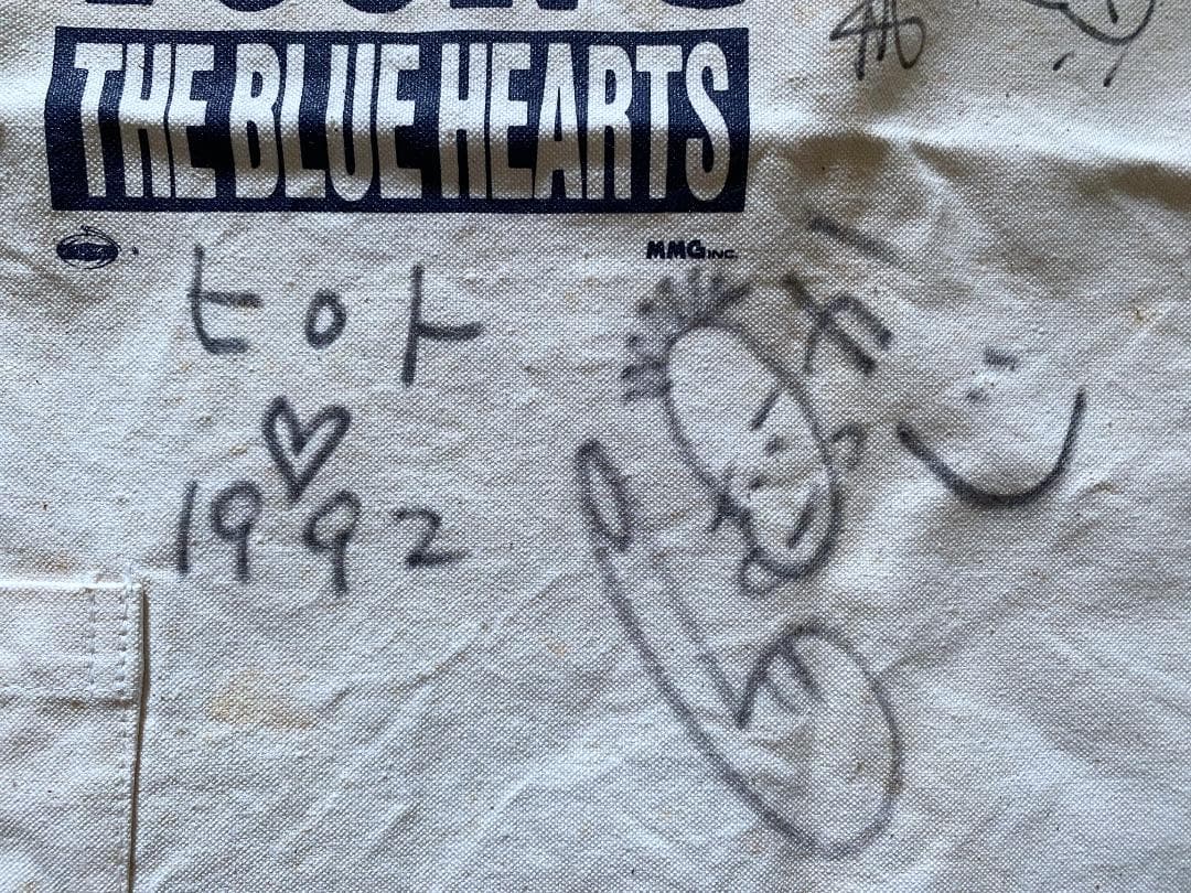 ザ ・ブルーハーツ HIGH KICK TOUR エプロン　サイン入り