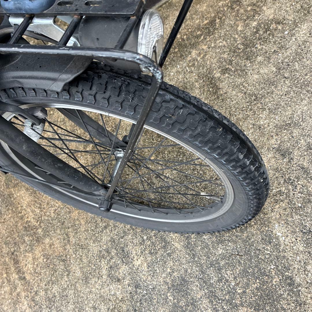 電動アシスト自転車 シティタイプ 黒