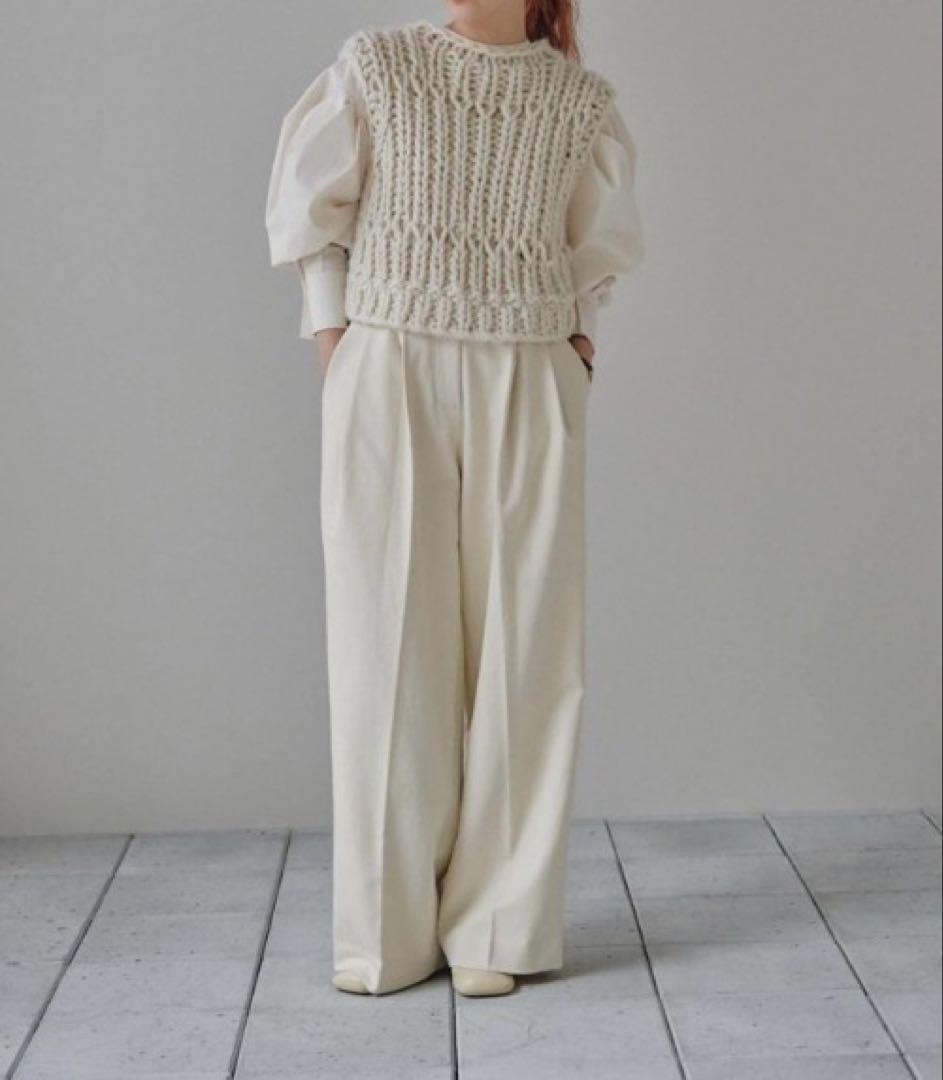 トップス todayful chunky hand knitvest