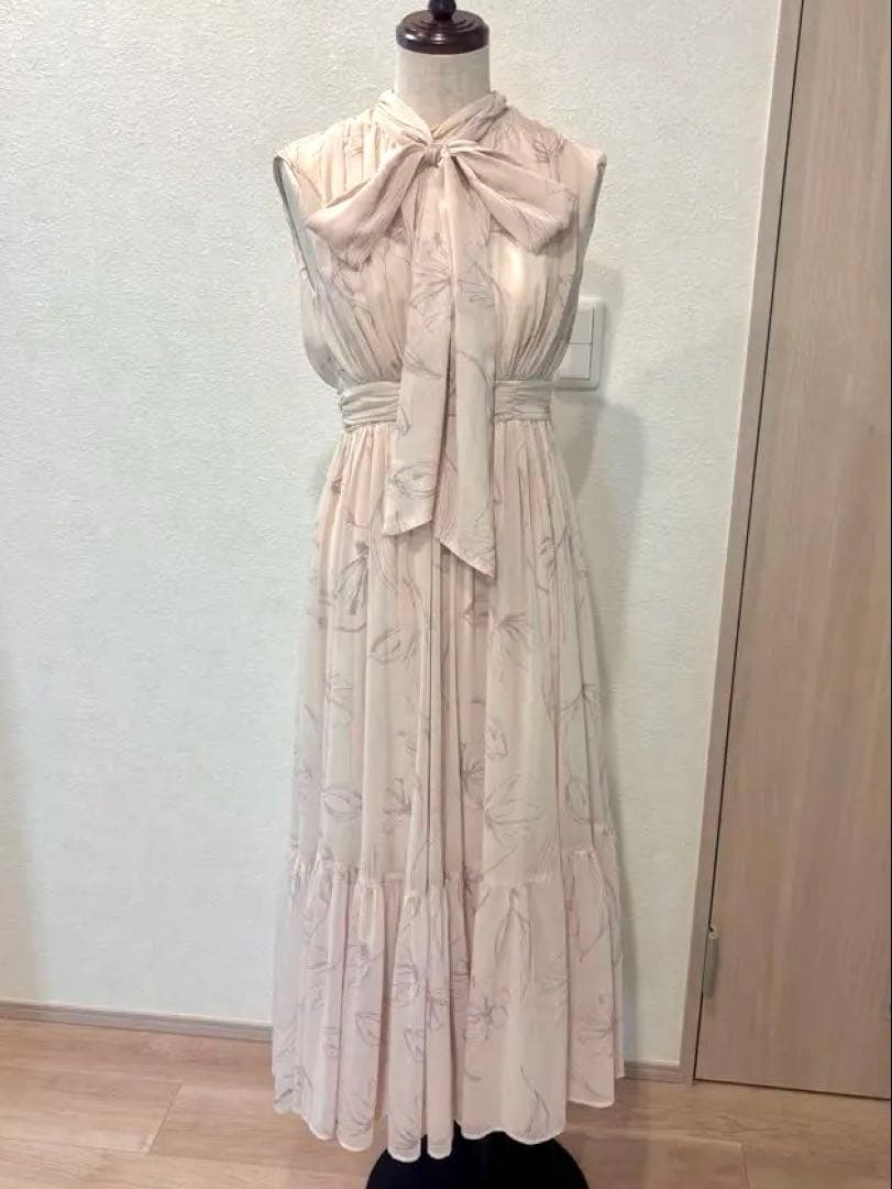 ワンピース Tulip Chiffon Long Dress/Her lip to/S